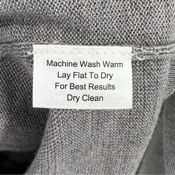 Linea Uomo sweater men's XXL wool blend rib knit turtleneck - Picture 6 of 7